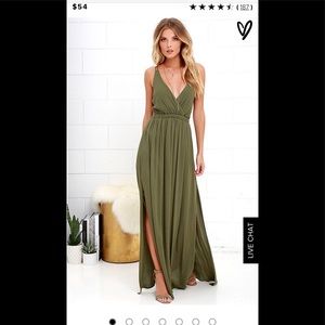 Lulus maxi dress