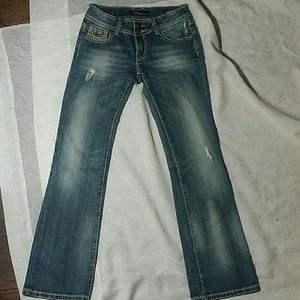 LOWBALL OK! TRY ME! Soft washed faded bootcut jean