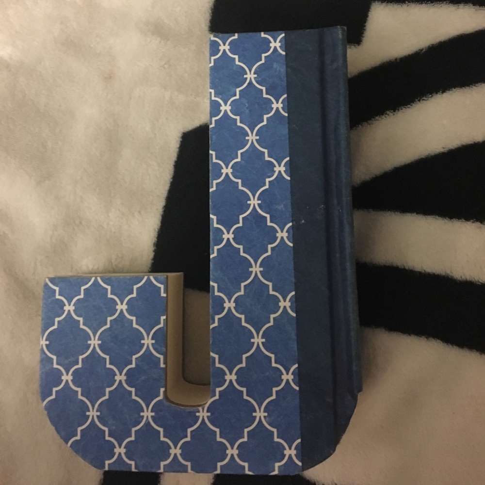 J Shaped Notebook - lightly used, never written in