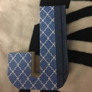 J Shaped Notebook - lightly used, never written in