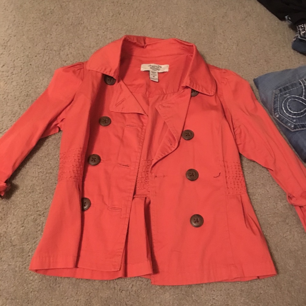 Coral orangish jacket