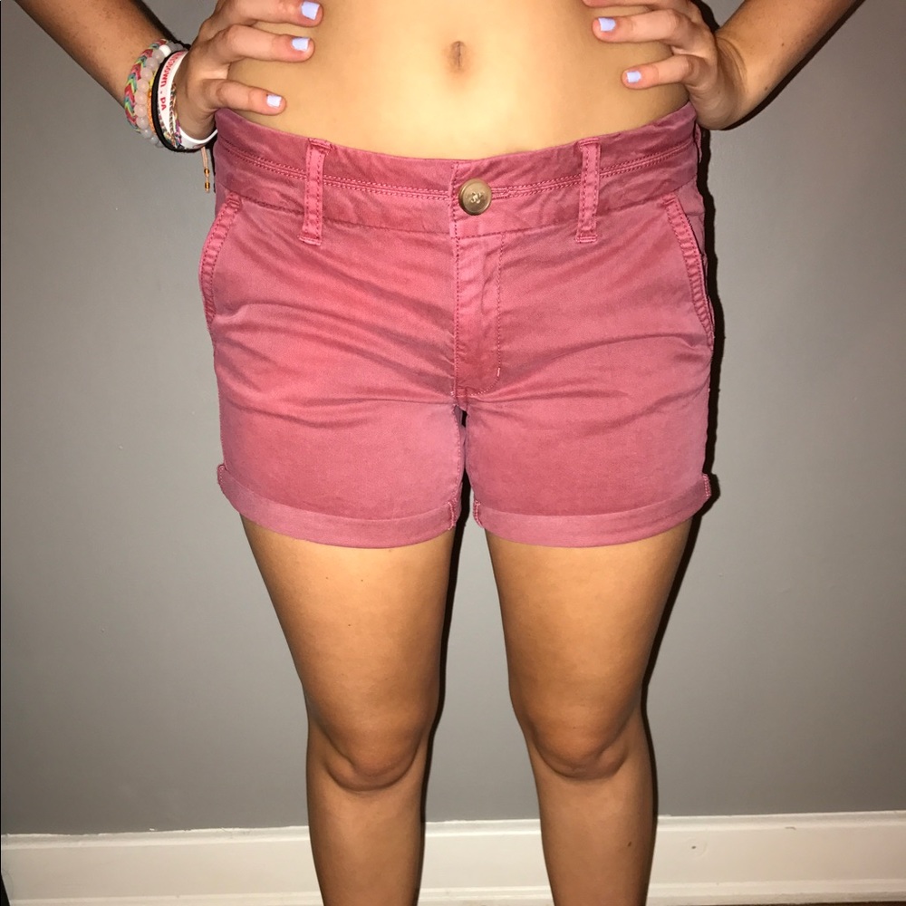 american eagle khaki shorts