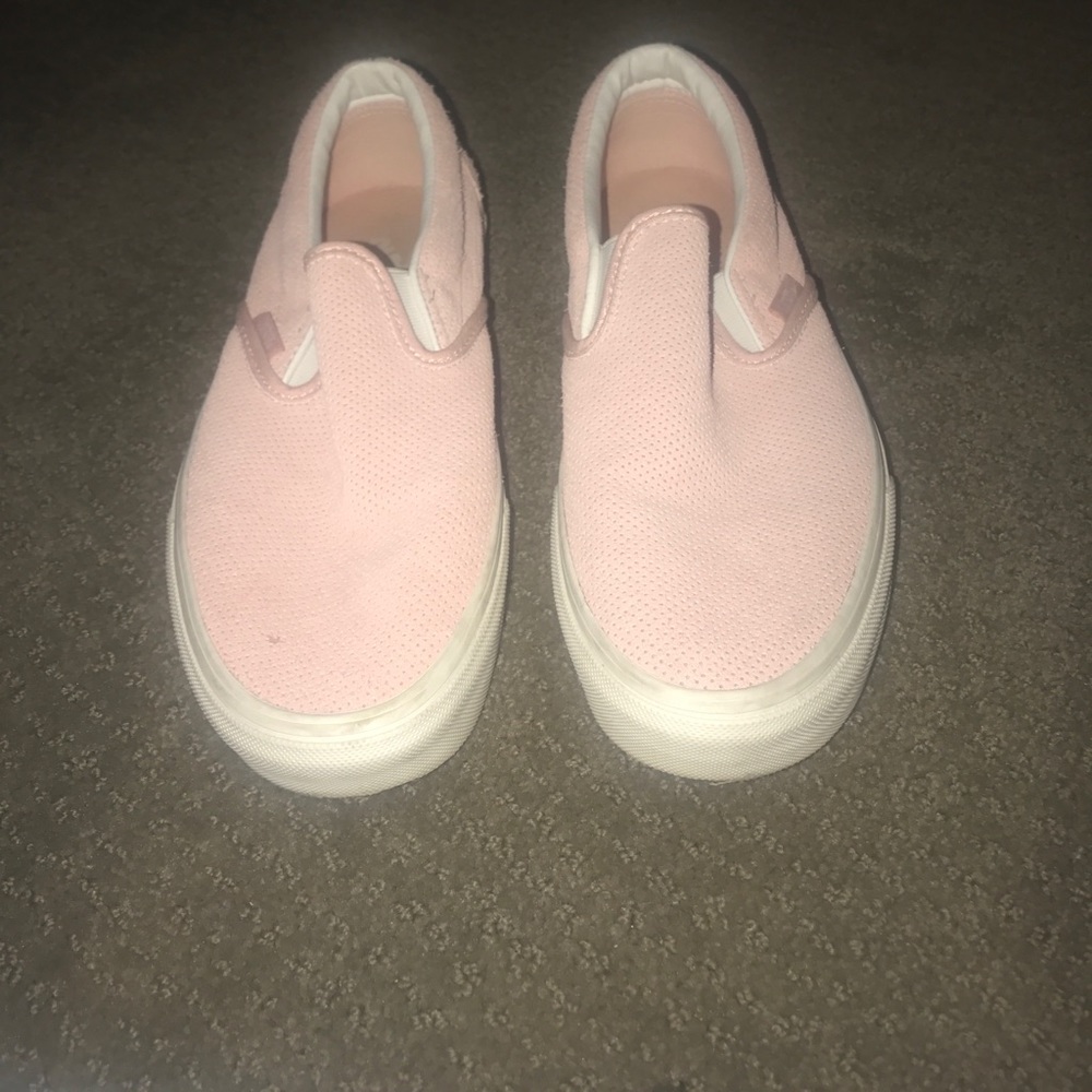 Women's Size 10.5 Light Pink Slip-on Vans