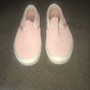 Women's Size 10.5 Light Pink Slip-on Vans