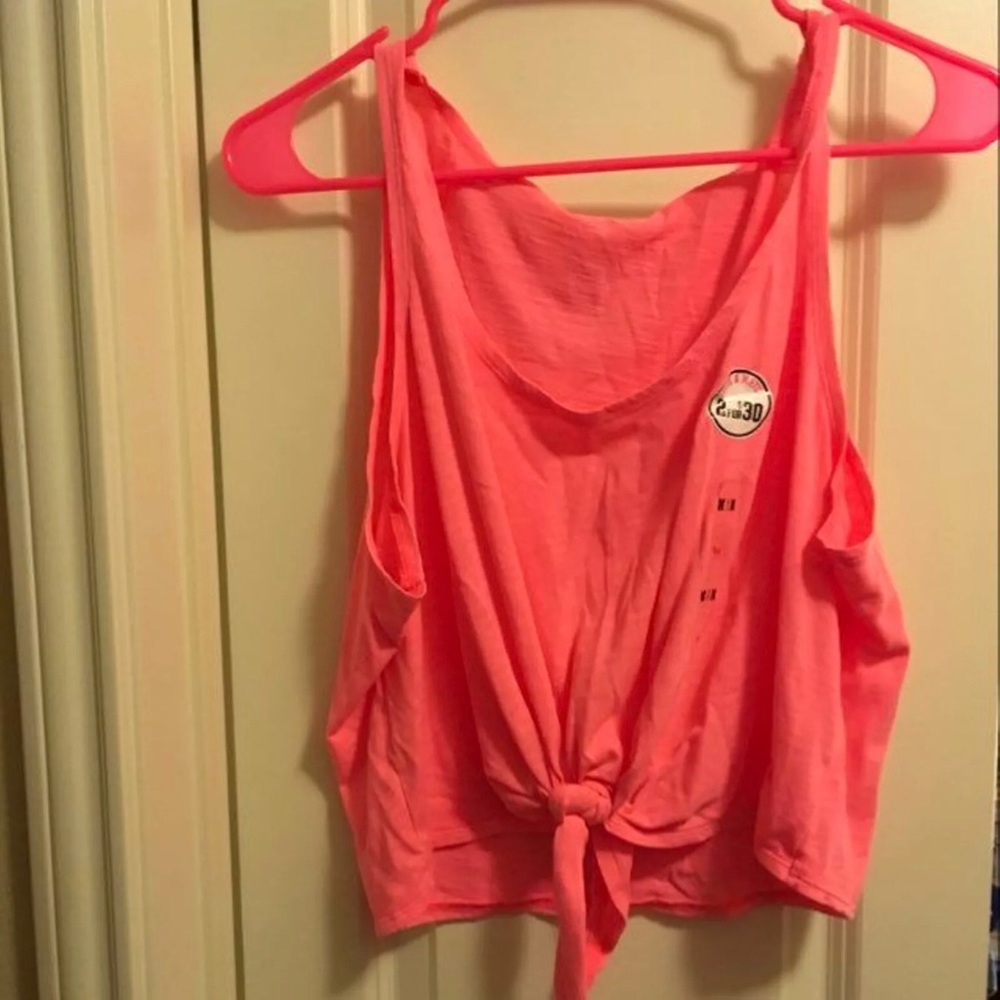 Victoria Secret Pink hot pink tie Tank - Picture 3 of 3
