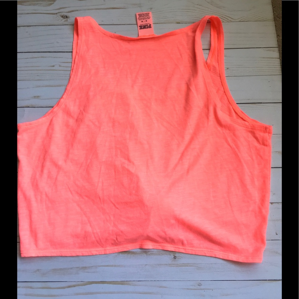Victoria Secret Pink hot pink tie Tank - Picture 2 of 3