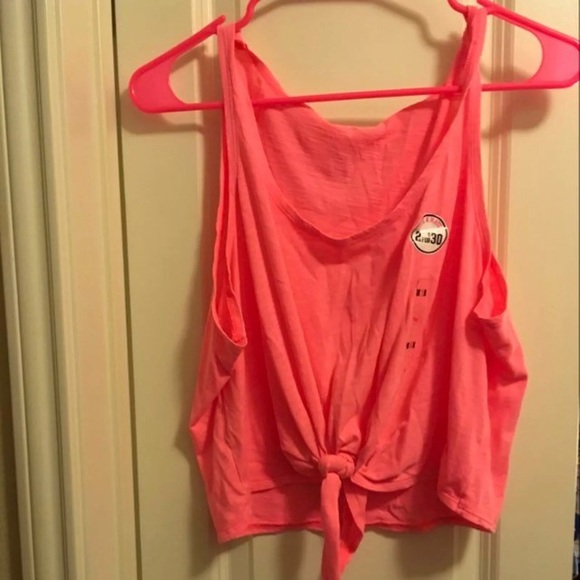 Victoria Secret Pink hot pink tie Tank - Picture 3 of 3