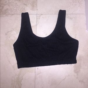 Aztec black mini top