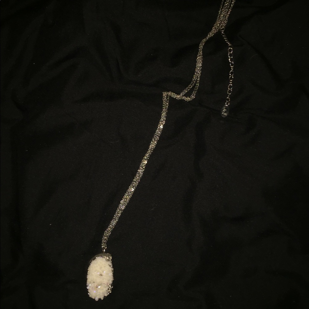 Crystal rock necklace