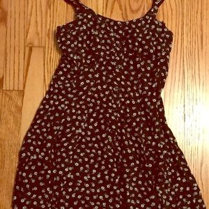 Forever 21 small floral black and white sundress