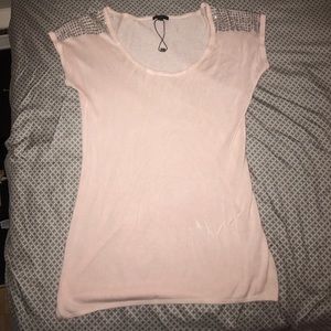 Light pink express top size small