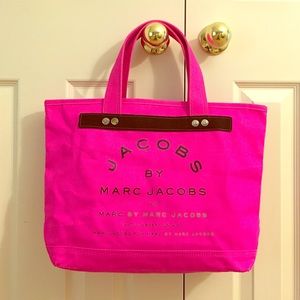Marc Jacobs canvas tote bag