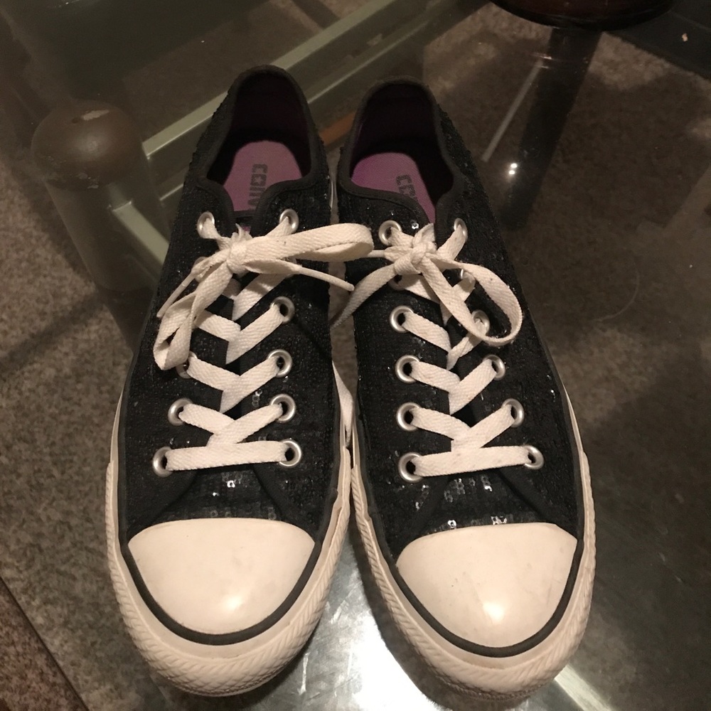 Sequined converse