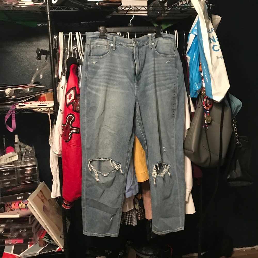 brand new american eagle mom jeans