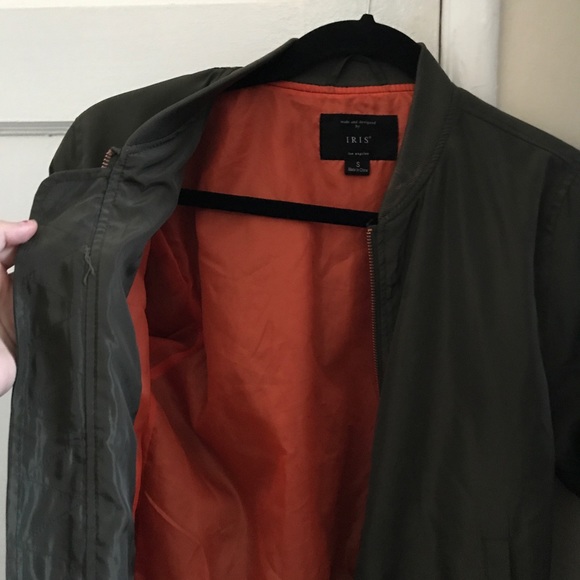 Forest Green Bomber Jacket - Picture 4 of 4