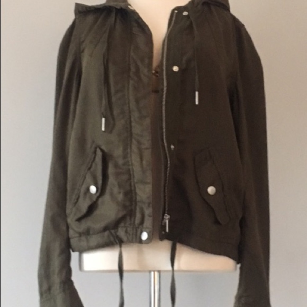 Juniors army green/ olive field jacket
