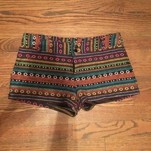 Forever 21 patterned shorts