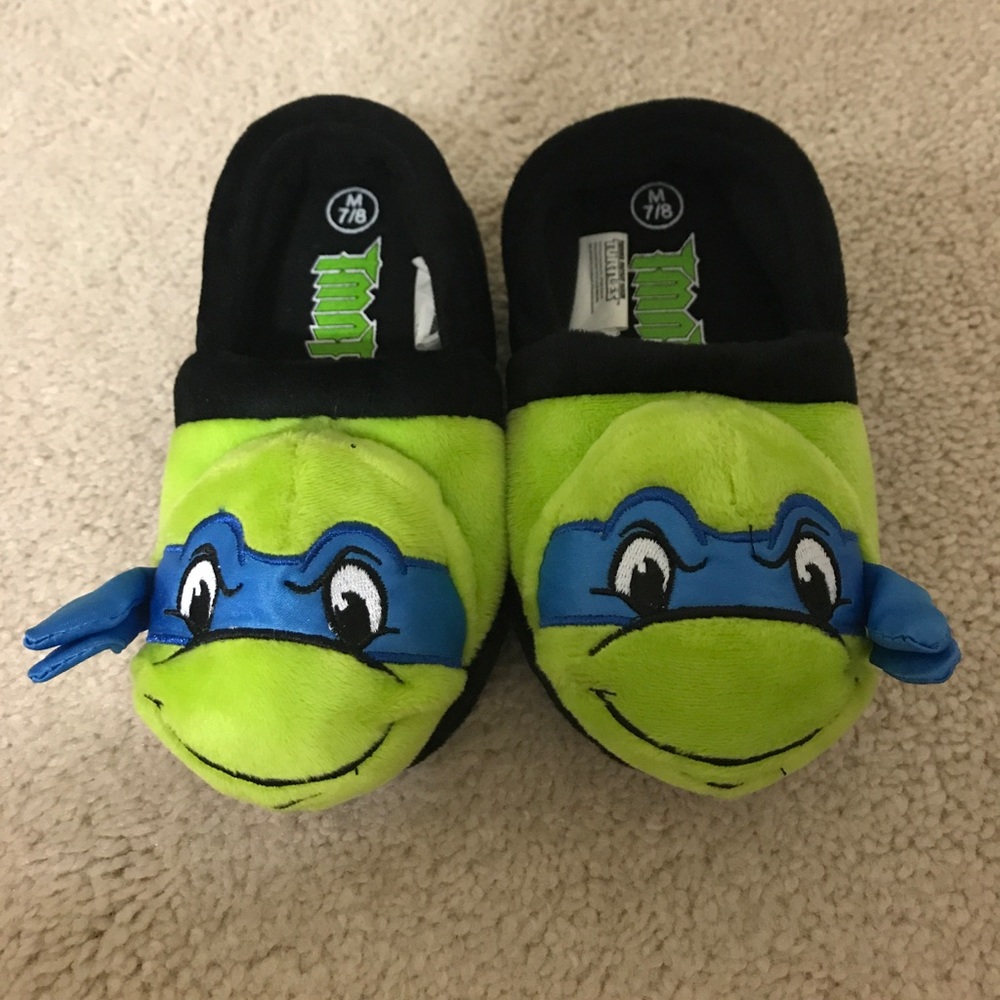 Kids Ninja Turtles Leonardo Slippers