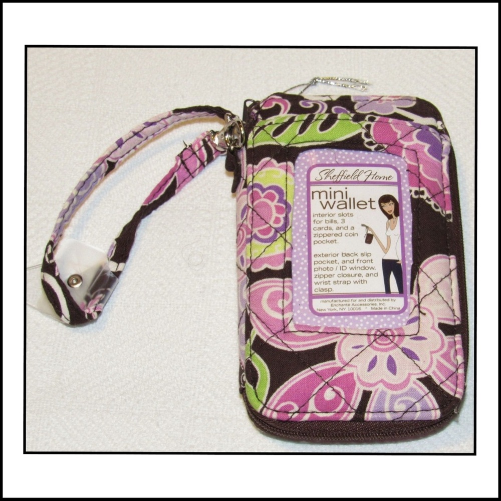 Enchante' Accessories Mini Wallet Multi-Color-NWOT