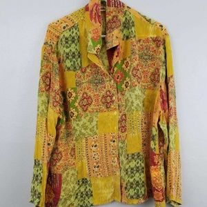 Tianello Woman's Blouse Size 2x 100% Rayon