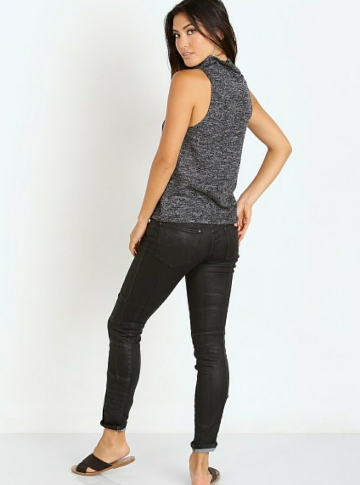 🆕Free People Coated Low Rise Jillian Skinny Pant - Picture 2 of 8