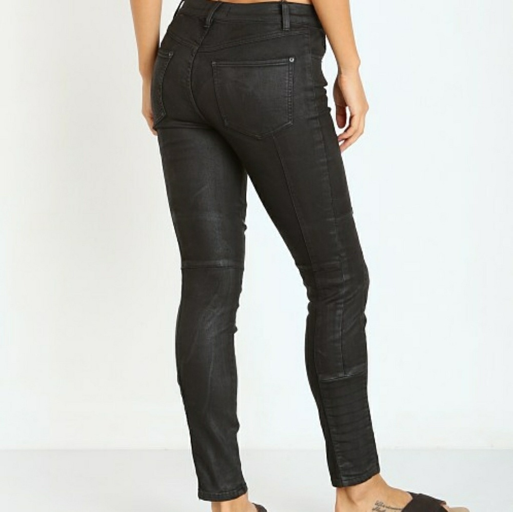 🆕Free People Coated Low Rise Jillian Skinny Pant - Picture 5 of 8