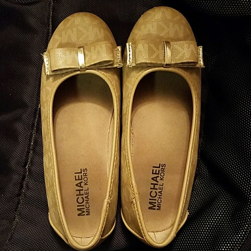 Michael Kors ballet bow flats - girls