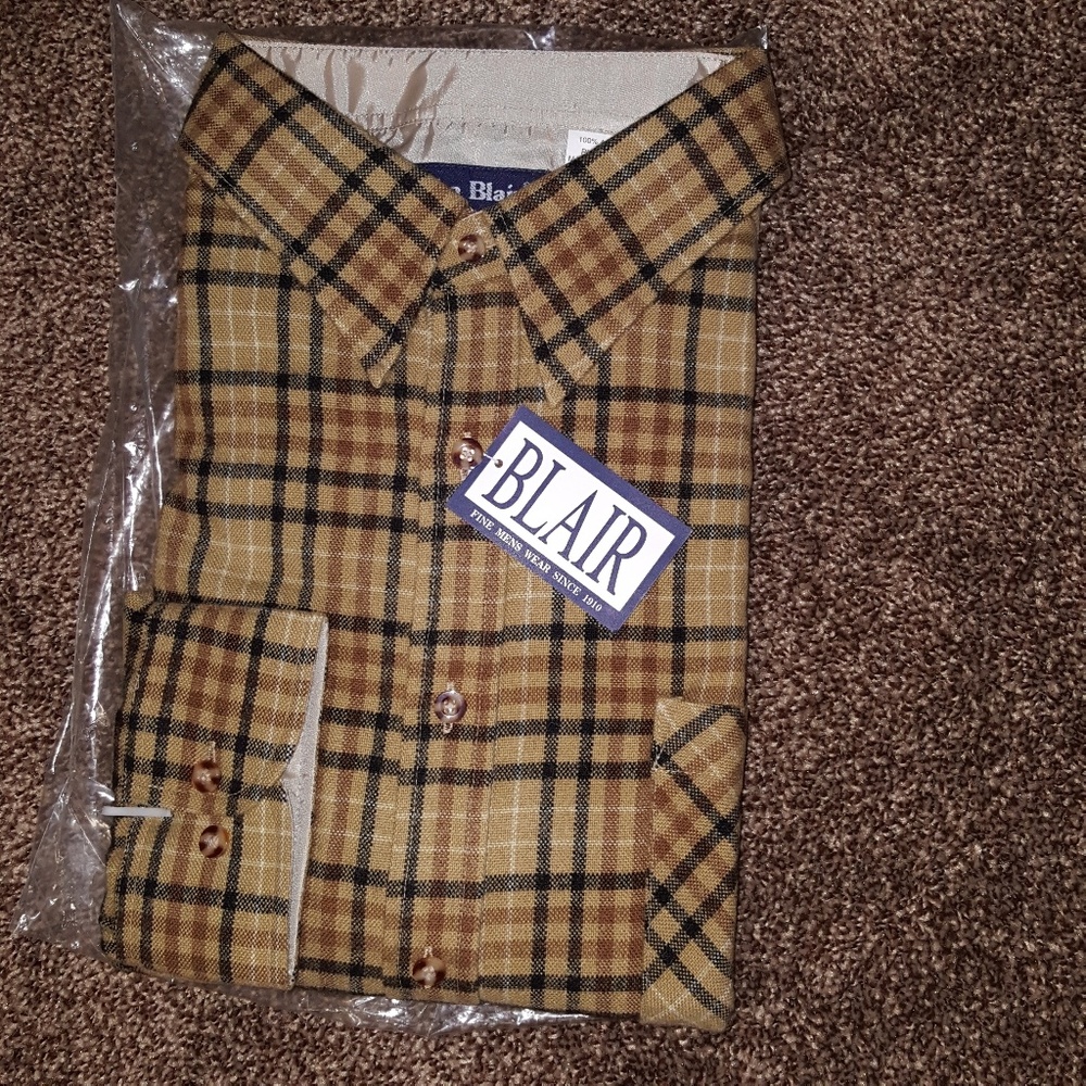 NWT! John Blair XL Heavy Duty Flannel!