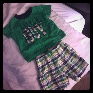 2 Adorable 👶 preppy short sets.