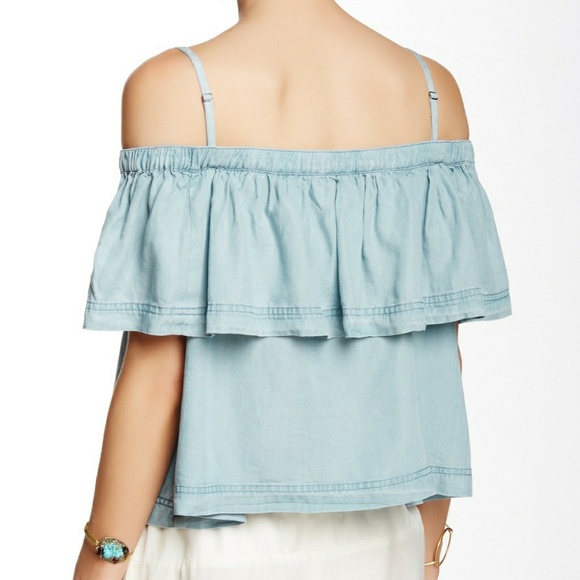 🆕Free People Cold Shoulder Blouse - Picture 4 of 8