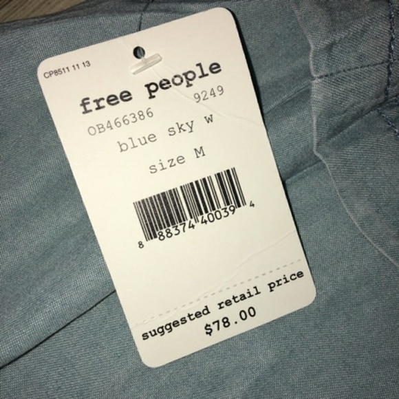 🆕Free People Cold Shoulder Blouse - Picture 8 of 8