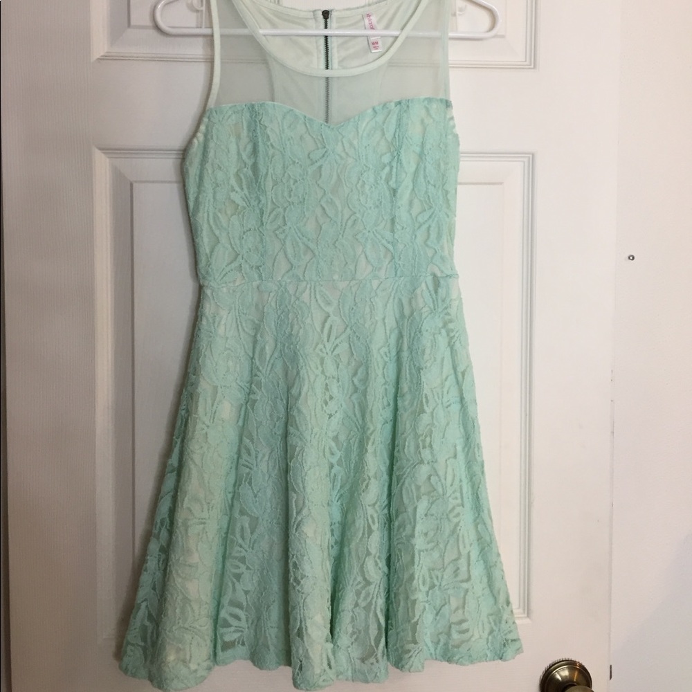 Teal xhileration dress