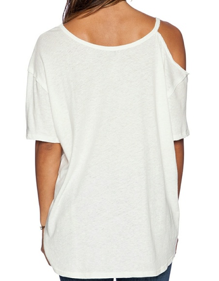 🆕Free People Rib After Party Tee in Ivory - Picture 3 of 4