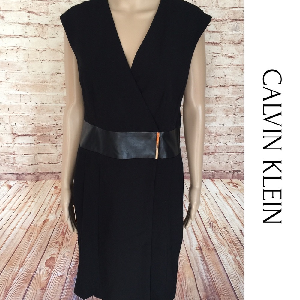 • Calvin Klein • Black Sleeveless Dress Size 10
