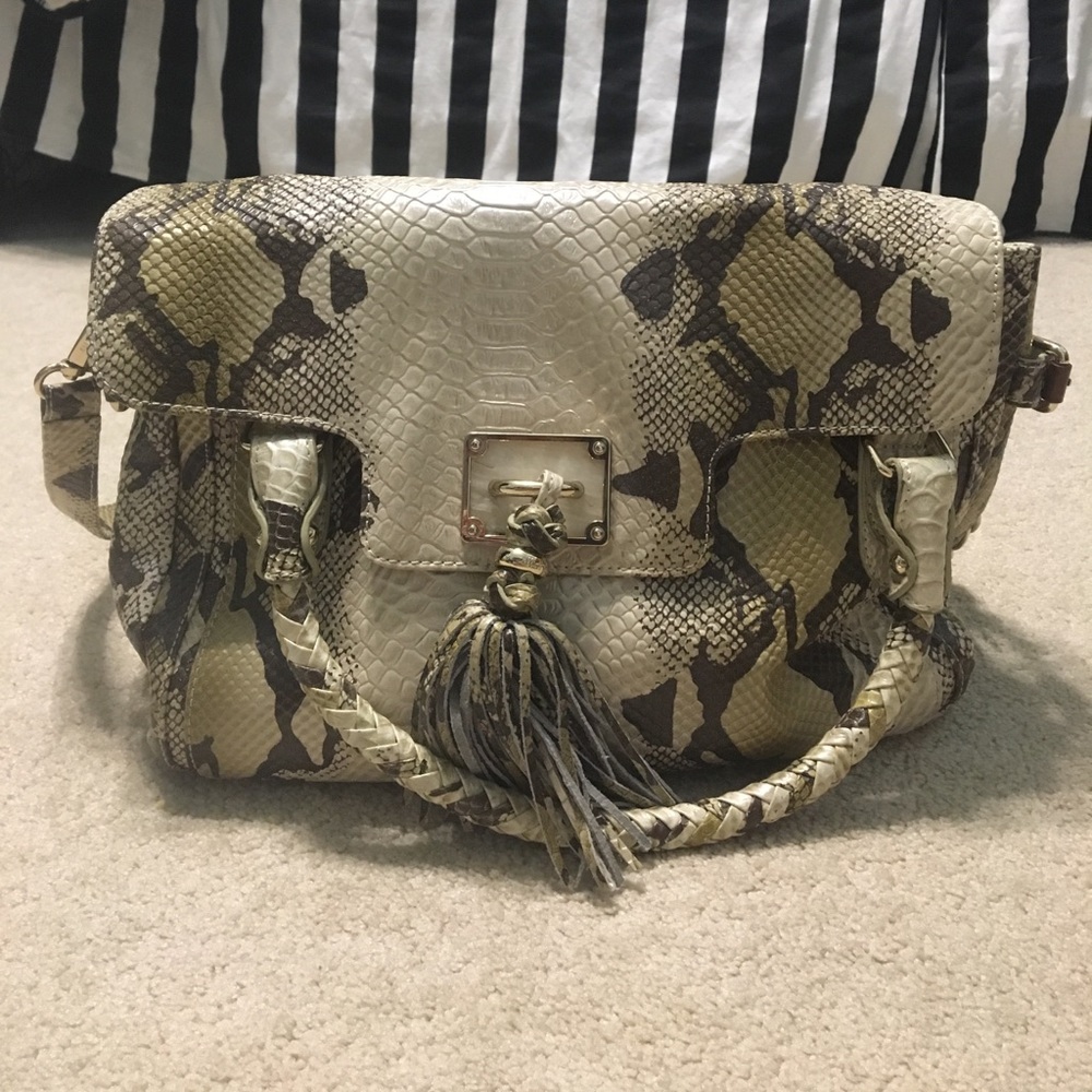 Snake-skin purse