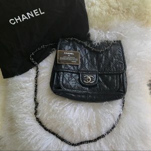 Chanel Pleated Caviar Leather Hobo