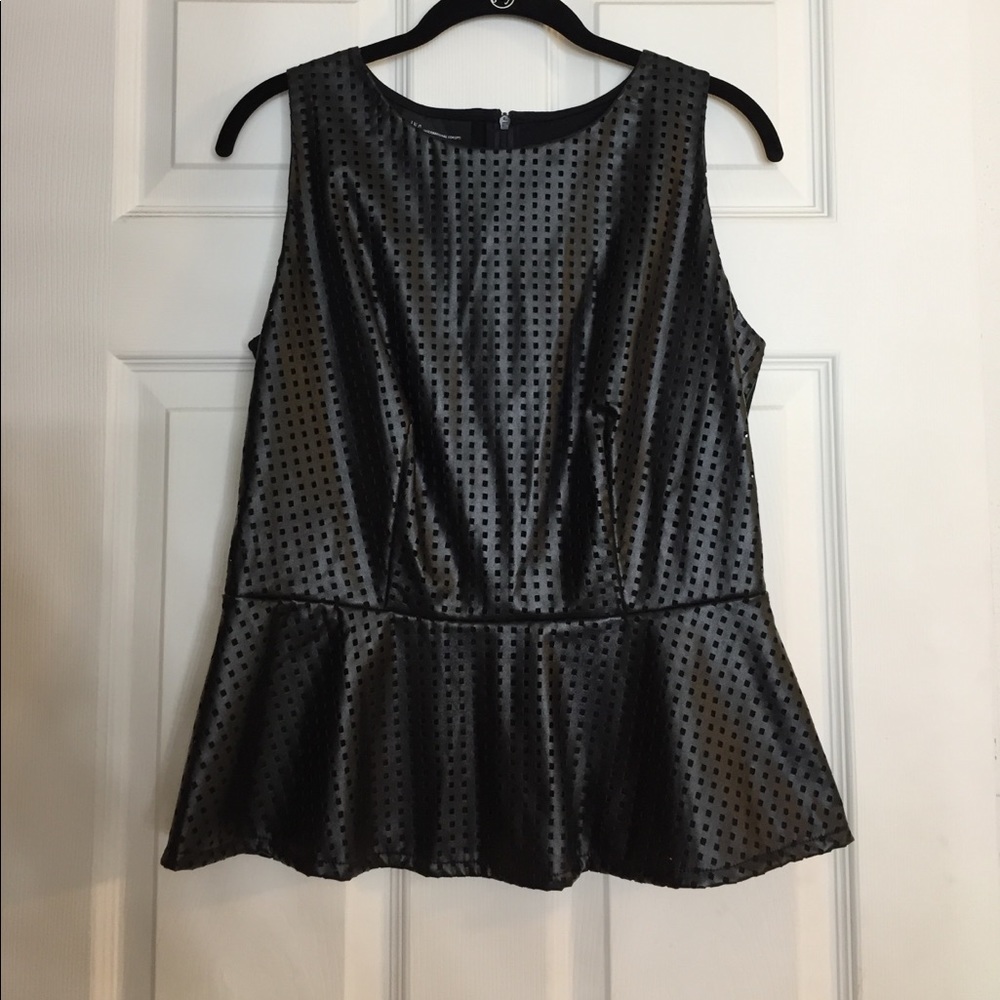 Black peplum
