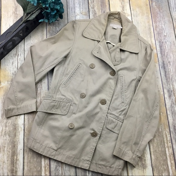 J. Crew Jackets & Blazers - J. Crew Tan Trench Coat Style Jacket