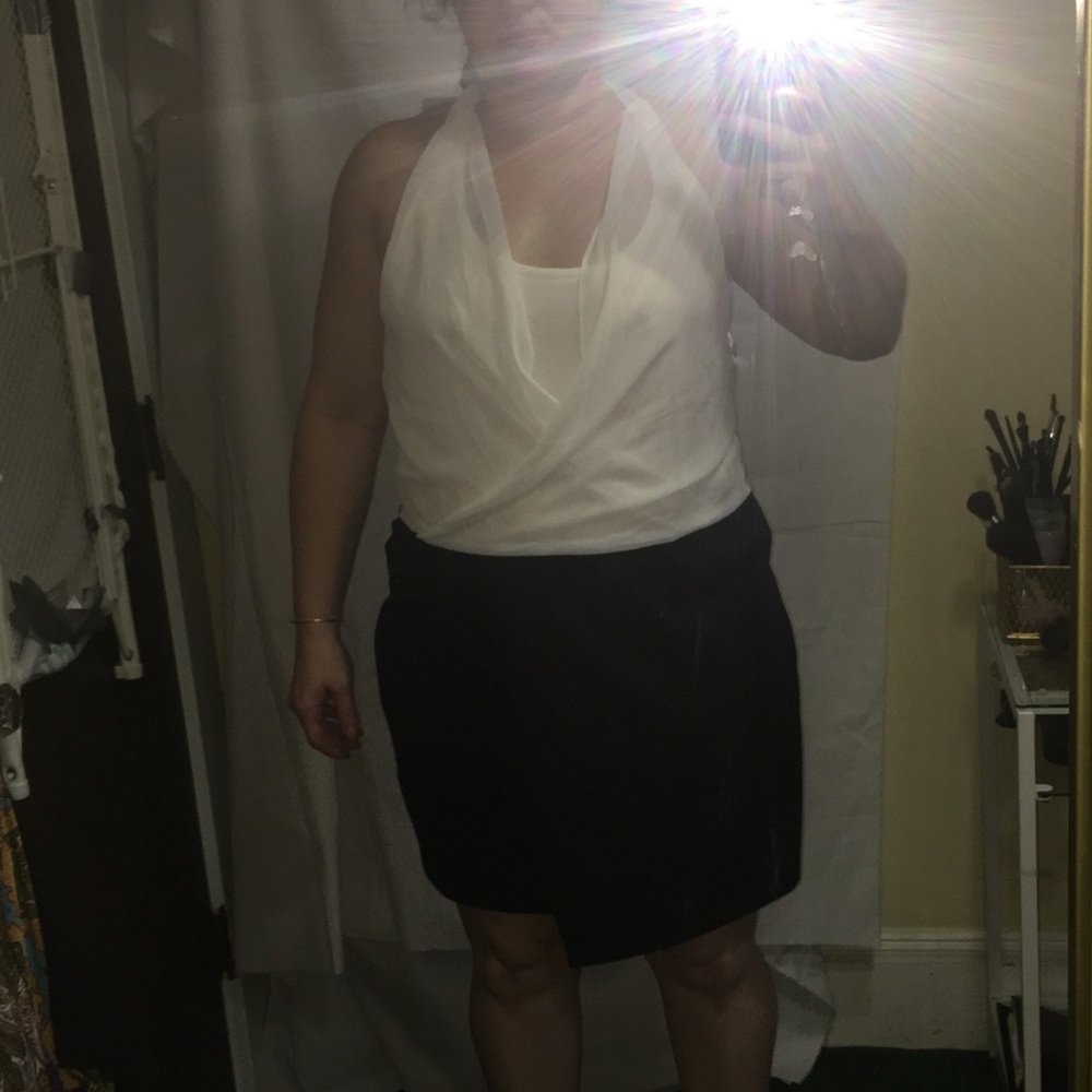 Color block halter dress NWT