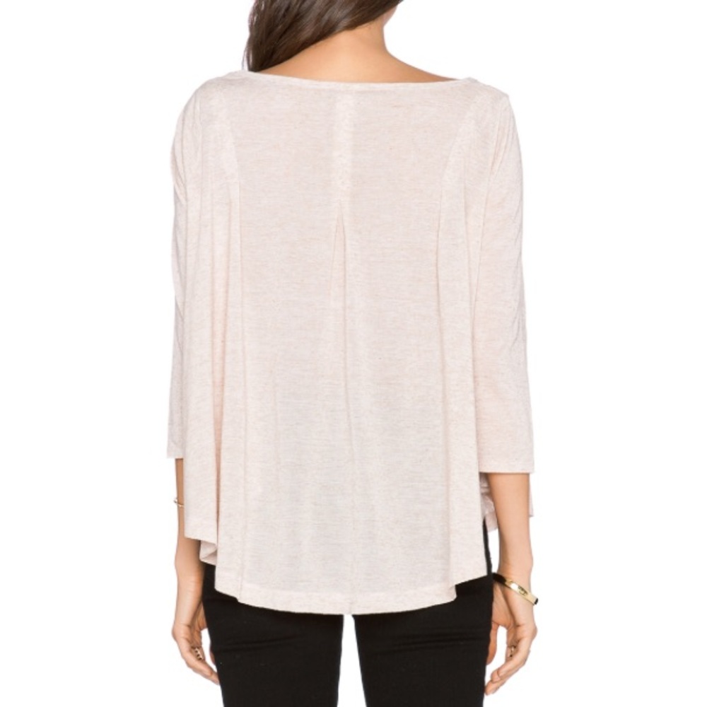🆕Free  People Tambourine Tee in Dark Oatmeal - Picture 3 of 4