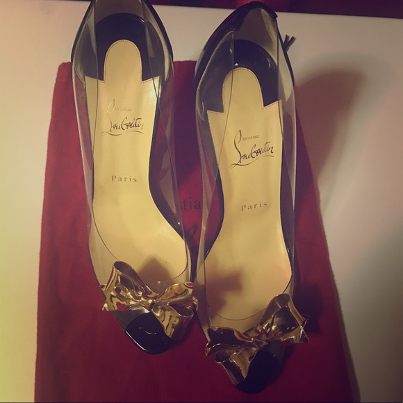 Christian Louboutin Justinodo Pvc Heels - Picture 2 of 8