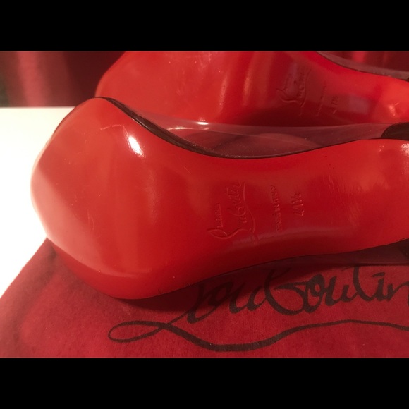 Christian Louboutin Justinodo Pvc Heels - Picture 3 of 8