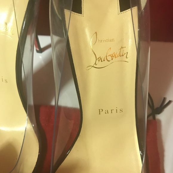 Christian Louboutin Justinodo Pvc Heels - Picture 6 of 8