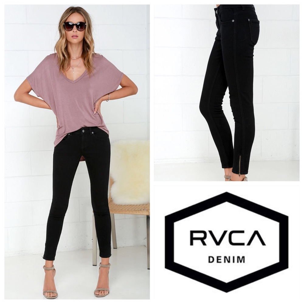 🆕RVCA Lately Denim Pants - Picture 2 of 7