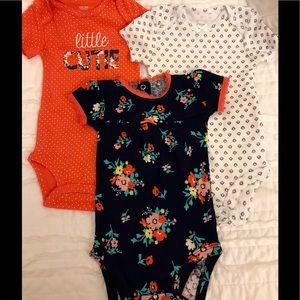 NWOT baby girl onesies