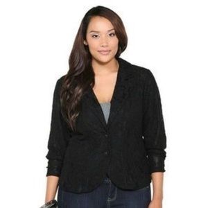 Torrid size 3 black lace blazer