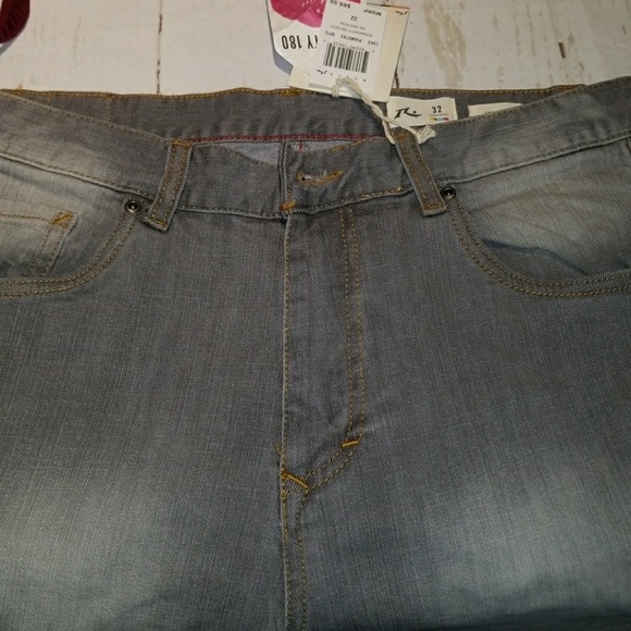 Rusty Straighty 180 Jeans Silver Fox Straight Leg - Picture 7 of 8