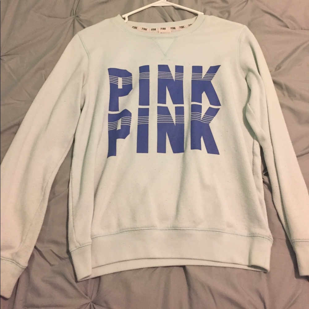 VS PINK Mint Logo Sweatshirt