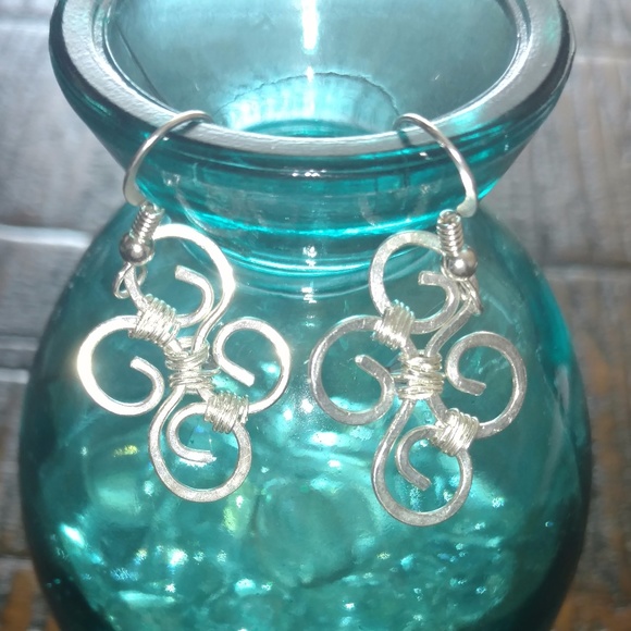 Sterling Silver & Swarovski Earrings Handmade - Picture 5 of 7