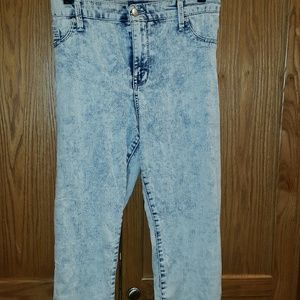 Ava & Viv Acid Washed Denim Legging Sz. 18W